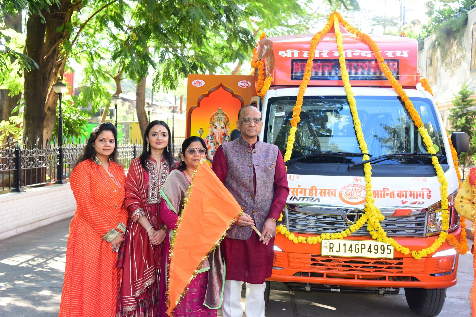 Donated Two Shri Hari Raths to spread awareness on cultural and religious heritage of India.